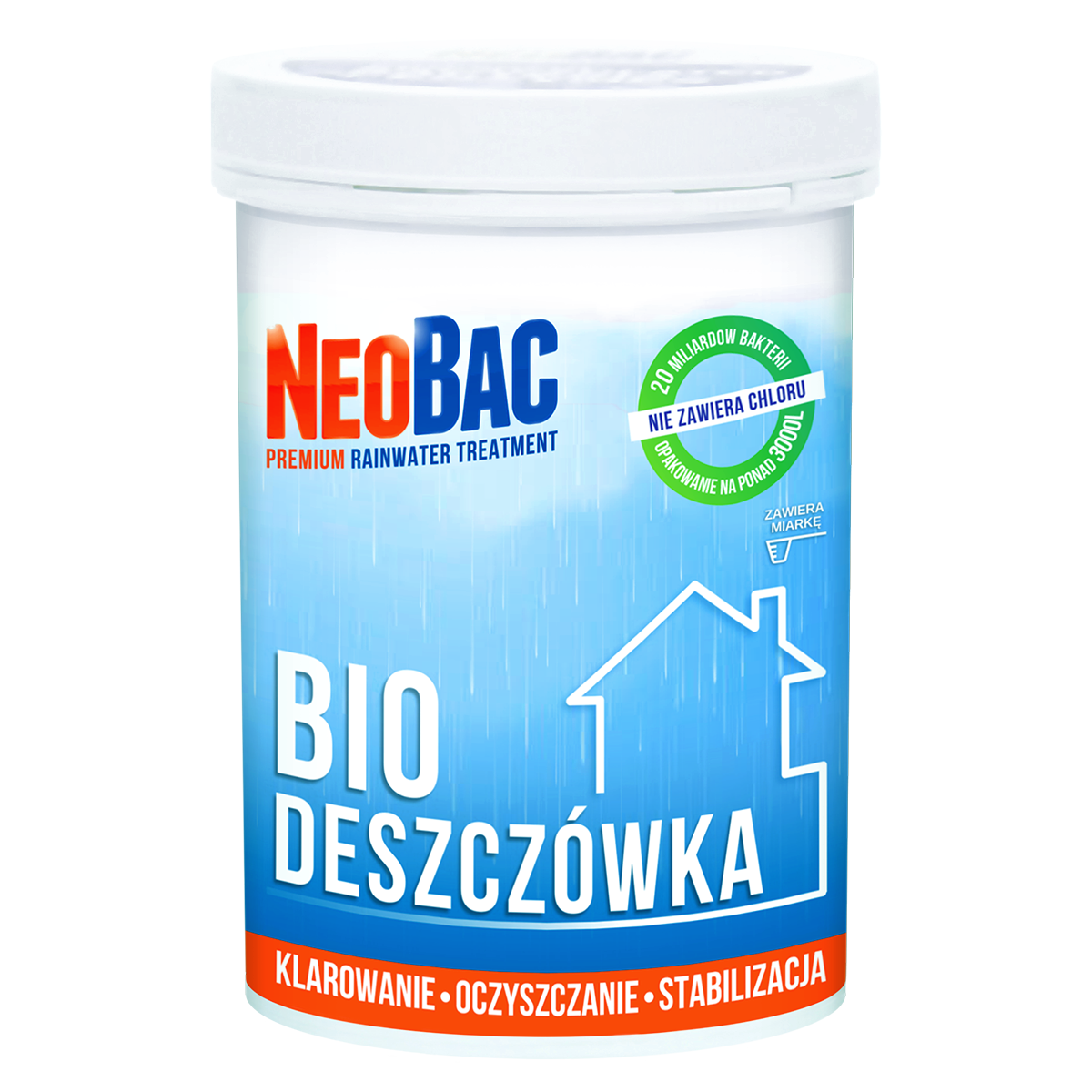 NeoBac Bio Deszczówka preparat do oczyszczania wody deszczowej